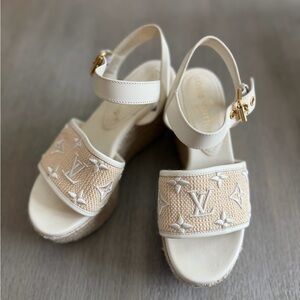 LV Starboard Wedge Sandals